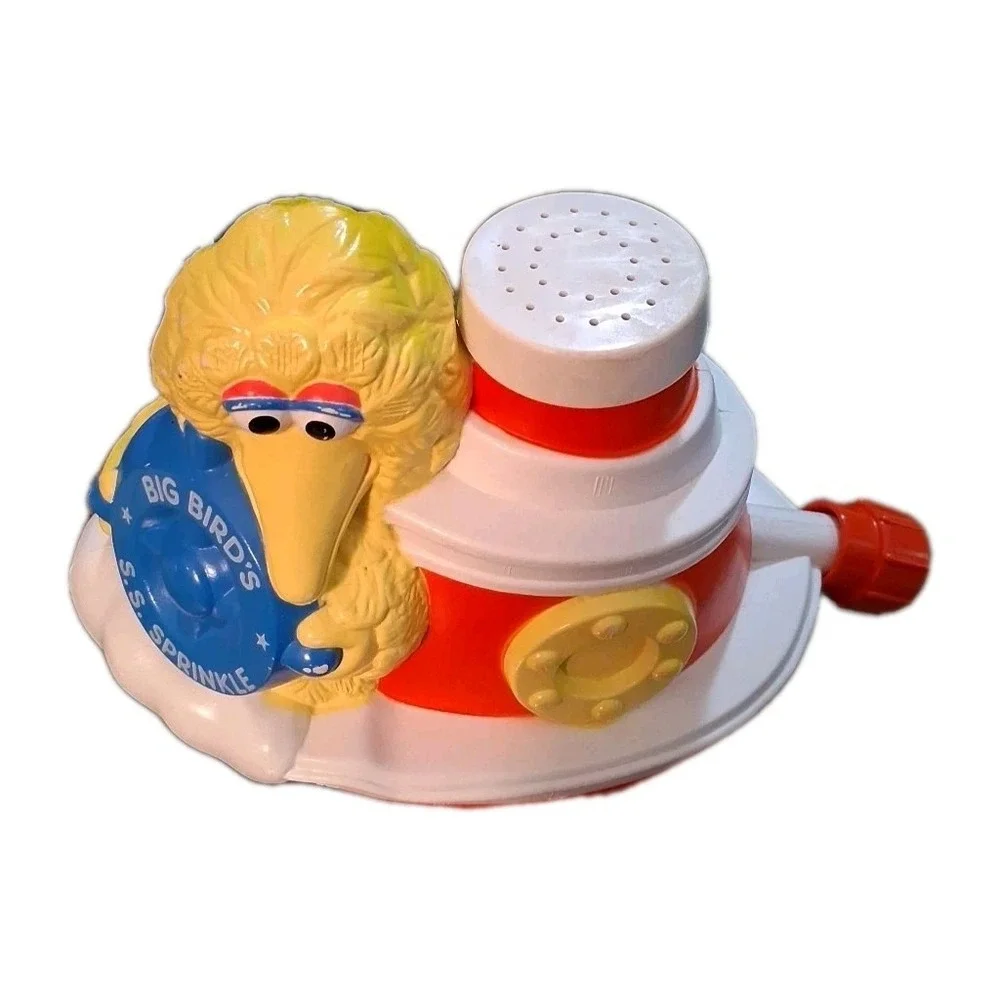 Vintage Hasbro 1983 Big Bird's S.S. Sprinkle Kids Water Sprinkler Muppets READ